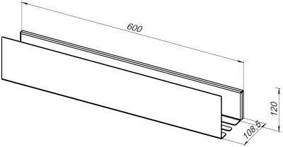 Полка Aquanet Магнум 60x12 белая матовая 00302231 - купить в интернет-магазине Sun-buy