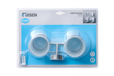Подстаканник FIXSEN Kvadro двойной (FX-61307) - купить в интернет-магазине Sun-buy