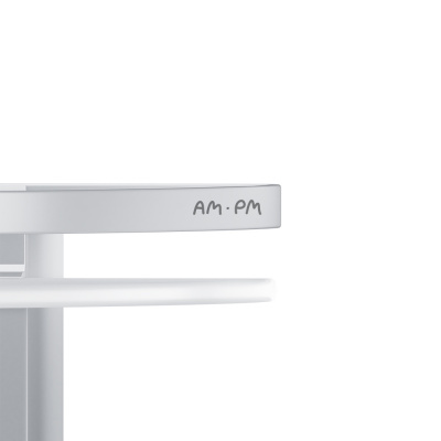 A7456200 Sense L Полка двухуровневая угловая стеклянная, алюминий - купить в интернет-магазине Sun-buy