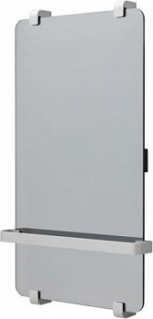 Полотенцесушитель электрический Allen Brau Infinity 80x44 с рейлингом и креплением, серебро браш 00288917 - купить в интернет-магазине Sun-buy