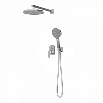 Душевая система IDDIS Optima Home с тропическим и ручным душем, глянцевый хром (OPHSB02i67) - купить в интернет-магазине Sun-buy
