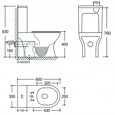 Бачок для унитаза Aquanet Roll 3.0 Tornado 00348008 - купить в интернет-магазине Sun-buy