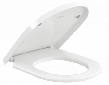 Сиденье для унитаза, Villeroy&Boch, Subway 3.0/Subway 2.0, шг 370*438, цвет-альпийский белый 8M42S101 - купить в интернет-магазине Sun-buy