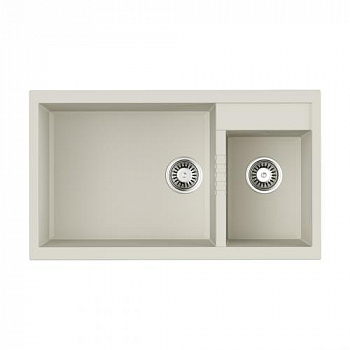 Мойка Tedori 86-2-LB-WH Tetogranit/белый - купить в интернет-магазине Sun-buy