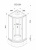 Кабина EC1021 душевая PARLY Кабина EC1021 душевая PARLY - купить в интернет-магазине Sun-buy