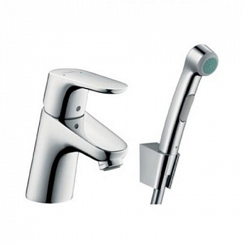 Смеситель для раковины с гигиеническим душем, Hansgrohe, Focus, цвет-хром 31926000 - купить в интернет-магазине Sun-buy