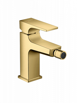 Смеситель для биде, Hansgrohe, Metropol, цвет-полированное золото 32520990 - купить в интернет-магазине Sun-buy