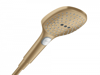 Ручной душ, Hansgrohe, Raindance Select E, 120, цвет-шлифованная бронза 26520140 - купить в интернет-магазине Sun-buy