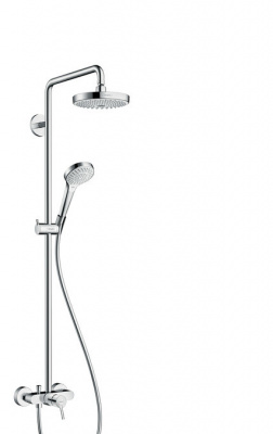 Душевая стойка, Hansgrohe, Croma Select S, цвет-белый/хром 27255400 - купить в интернет-магазине Sun-buy