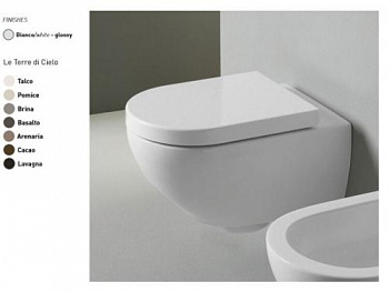 Унитаз, CIELO, Enjoy, подвесной, шгв 350*530*265, цвет-Gloss White EJVS - купить в интернет-магазине Sun-buy