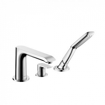 Смеситель для ванны и душа, Hansgrohe, Metris, цвет-хром 31190000 - купить в интернет-магазине Sun-buy