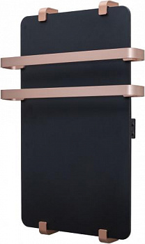 Полотенцесушитель электрический Allen Brau Infinity 100x44 с рейлингом 2.0 и креплением, медь браш 00325630 - купить в интернет-магазине Sun-buy