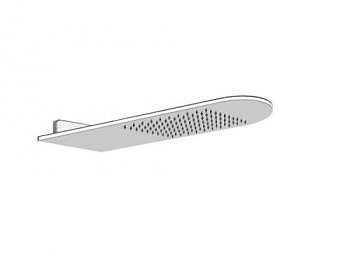 * Верхний душ, Gessi, Conoshower, шгв 200*620*79, цвет -Copper Brushed PVD - купить в интернет-магазине Sun-buy