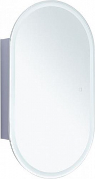 Зеркальный шкаф Aquanet Монте 50 белый, с LED подсветкой 00344787 - купить в интернет-магазине Sun-buy