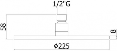 Верхний душ Paffoni Master Zsof074Cr + Zsof034Cr ZSOF074CR + ZSOF034CR - купить в интернет-магазине Sun-buy