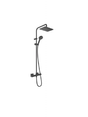 Душевая стойка, Hansgrohe, Vernis Shape, цвет-черный матовый 26286670 - купить в интернет-магазине Sun-buy