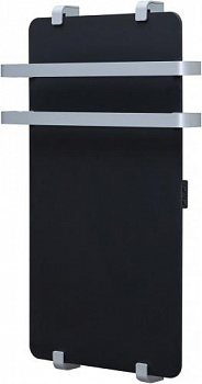 Полотенцесушитель электрический Allen Brau Infinity 80x44 с рейлингом 2.0 и креплением, серебро браш 00325622 - купить в интернет-магазине Sun-buy