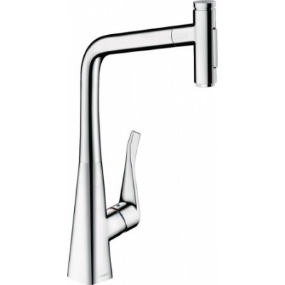 Смеситель для кухни, Hansgrohe, Metris Select M71, цвет-хром 73820000 - купить в интернет-магазине Sun-buy