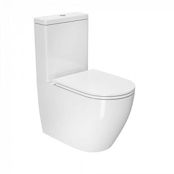 Унитаз-компакт безободковый D&K Matrix 630*365*840мм (DT1397016) - купить в интернет-магазине Sun-buy