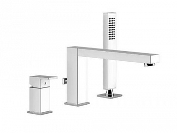 * Смеситель для ванны и душа, Gessi, Rettangolo, цвет-Finox - купить в интернет-магазине Sun-buy