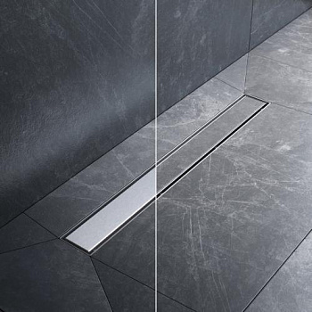 W01SC-U11-060-04SB MasterFlow Трап для душа линейный универс затвор Tile 60см цвет сталь мат - купить в интернет-магазине Sun-buy