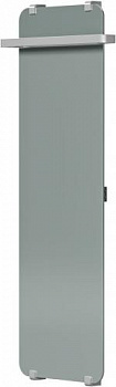 Полотенцесушитель электрический Allen Brau Infinity 140x44 с рейлингом 2.0 и креплением, серебро браш 00325646 - купить в интернет-магазине Sun-buy