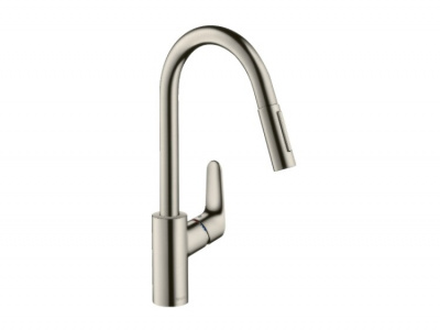 Смеситель для кухни, Hansgrohe, Focus M41, sBox, цвет-сталь 73880800 - купить в интернет-магазине Sun-buy