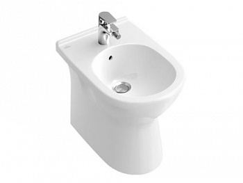 Биде, Villeroy&Boch, O'Novo, напольный/пристенный, шгв 360*560*400, CeramicPlus, цвет-альпийский белый 546100R1 - купить в интернет-магазине Sun-buy