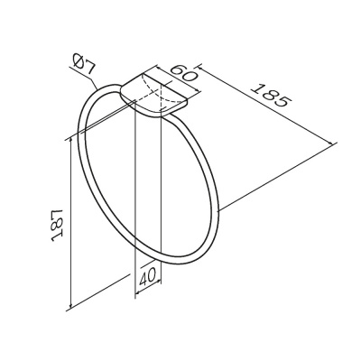 A50A34422 Inspire V2.0, Кольцо для полотенец, черный, шт - купить в интернет-магазине Sun-buy