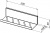 Полка Aquanet Магнум 30x8 белая матовая, открытая 00302236 Полка Aquanet Магнум 30x8 белая матовая, открытая 00302236 - купить в интернет-магазине Sun-buy