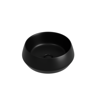 Раковина CERAMICANOVA Maya накладная круглая 400x400x140 черный матовый CN12004MB - купить в интернет-магазине Sun-buy