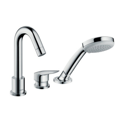Смеситель для ванны и душа, Hansgrohe, Logis, цвет-хром 71310000 - купить в интернет-магазине Sun-buy