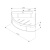 A7454222 Sense L Полка для душа угловая двухъярусная, черный A7454222 Sense L Полка для душа угловая двухъярусная, черный - купить в интернет-магазине Sun-buy