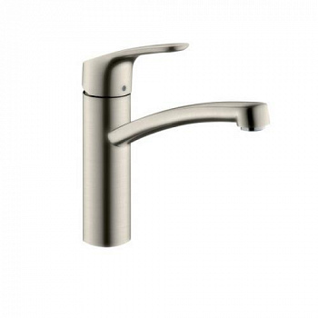 Смеситель для кухни, Hansgrohe, Focus M41, цвет-сталь 31806800 - купить в интернет-магазине Sun-buy
